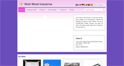 Desktop Screenshot of maltimetalindustries.com