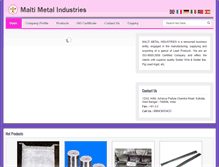 Tablet Screenshot of maltimetalindustries.com